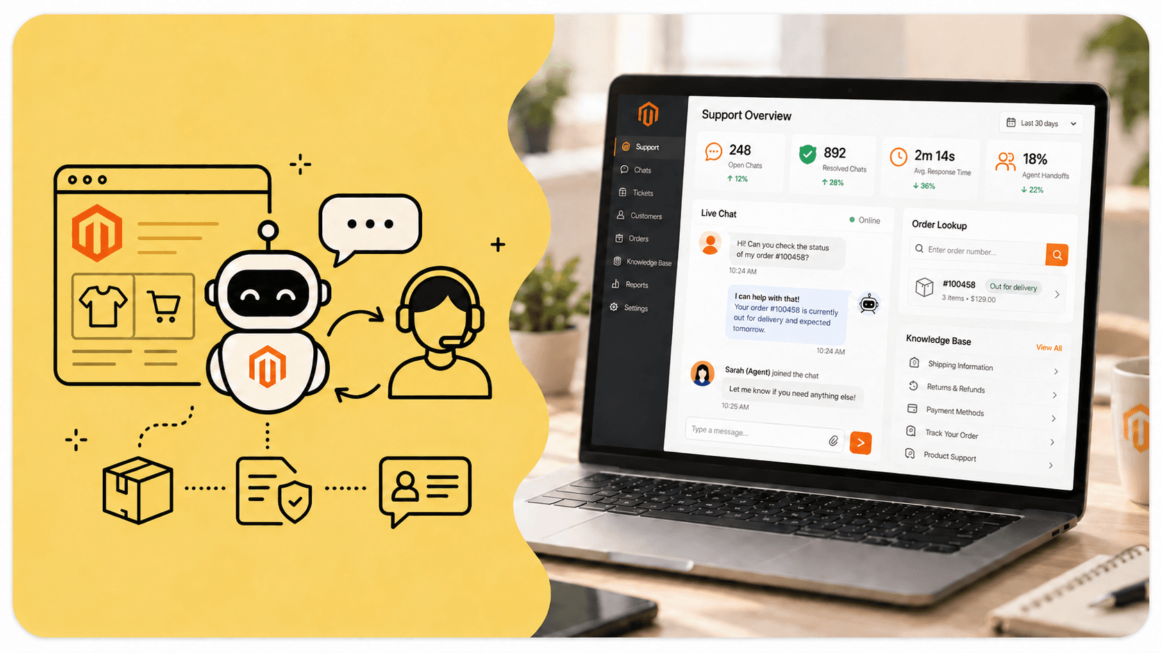 Magento AI Chatbots & Live Chat Integration: What Actually Works