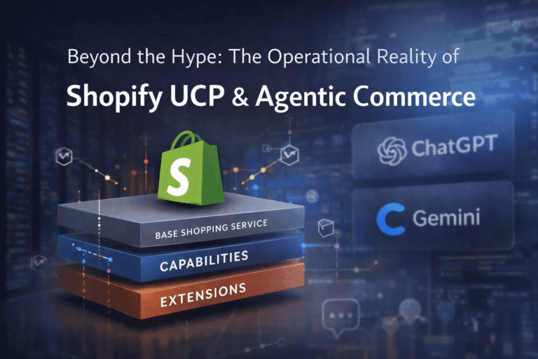 Beyond the Hype: The Operational Reality of Shopify UCP & Agentic Commerce