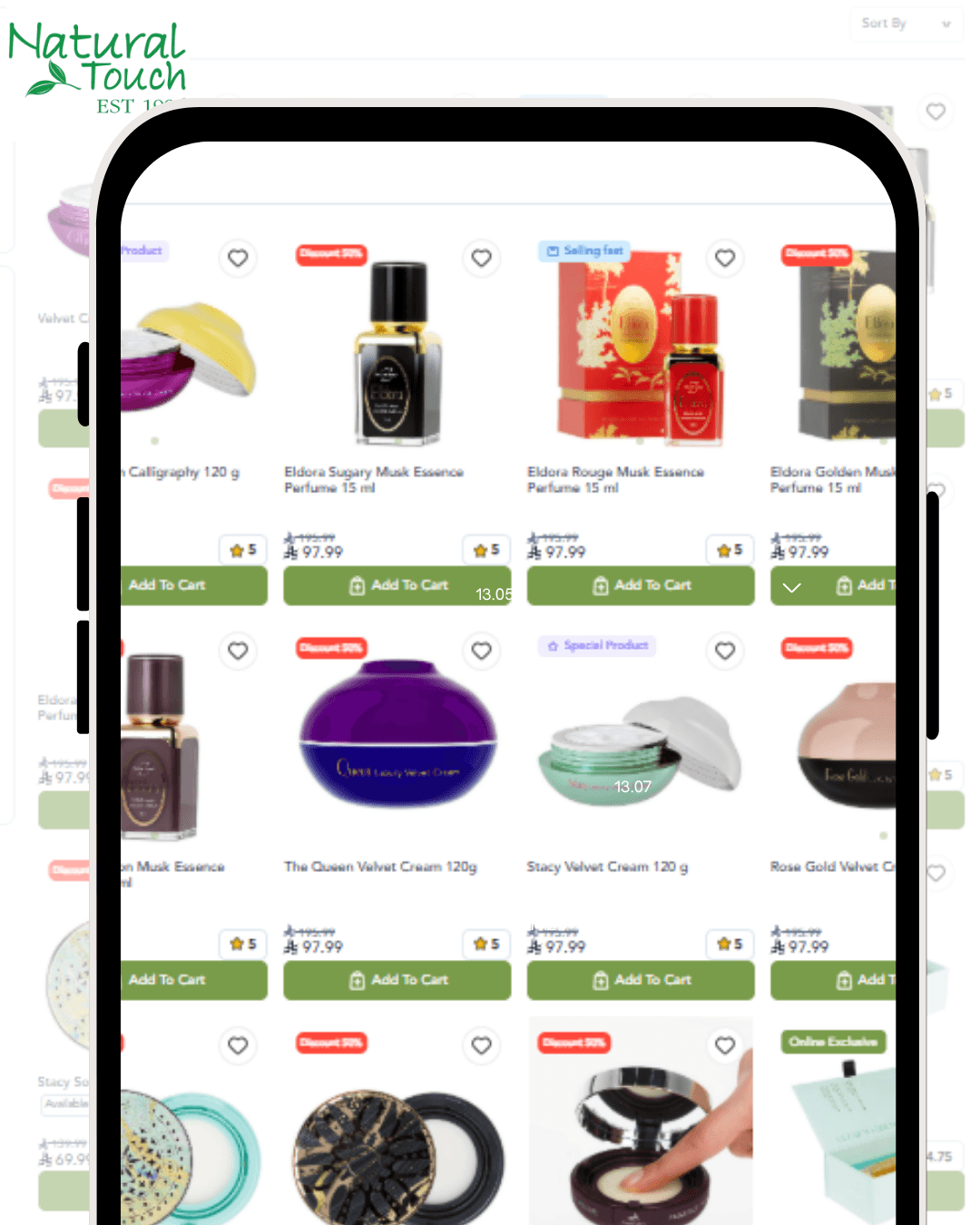 Custom SaaS E-commerce Case Study: Natural-touch & Alshamasy Growth